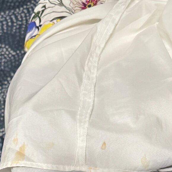 Banana Republic Ivory Sleeveless Shift Dress with Multicolor Flowers - Picture 4 of 7